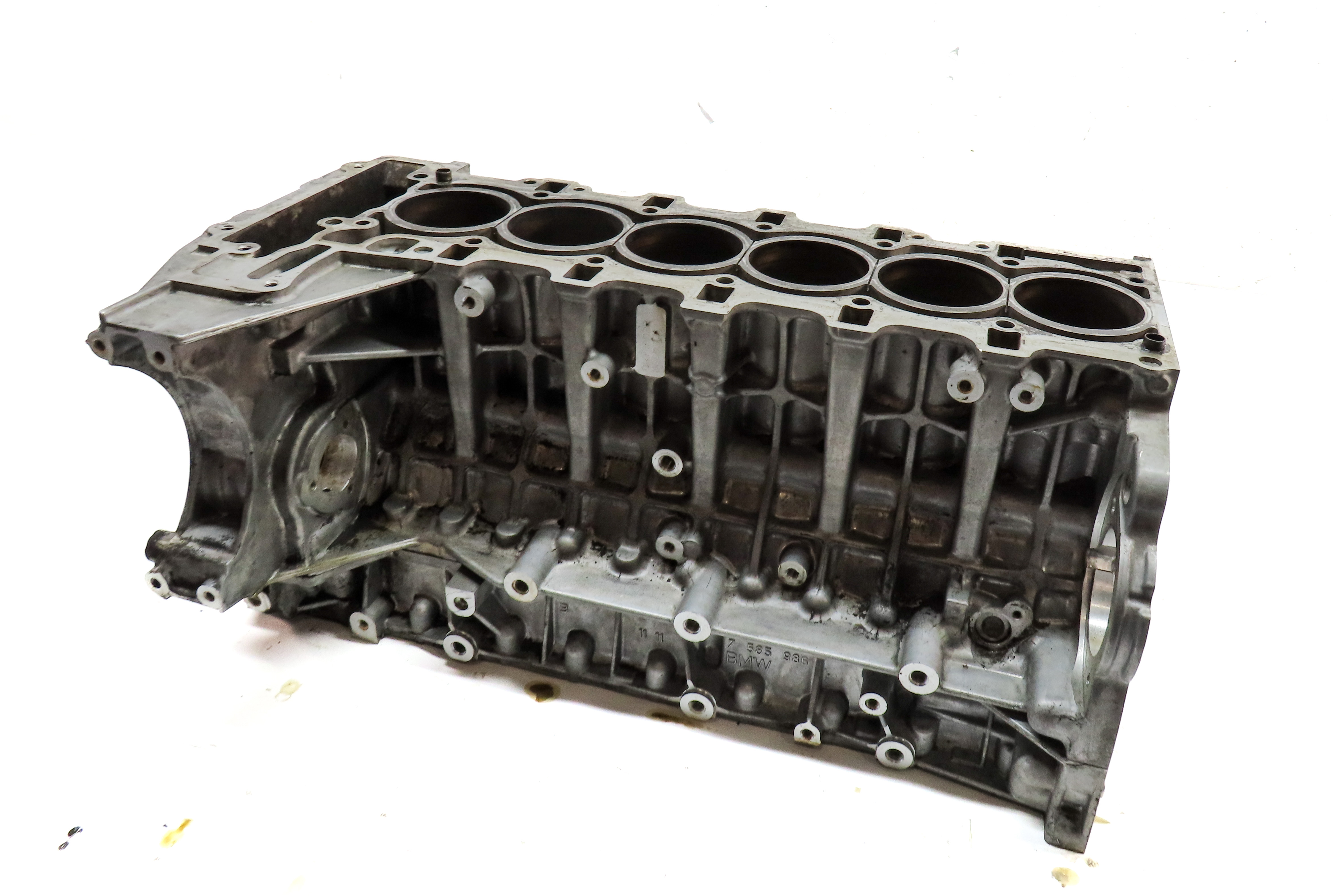 10-12 BMW 135i 335i 535i X3 X5 (E90 F10 E70 E71) 3.0L N55 ENGINE CYLINDER BLOCK — exact item pictured